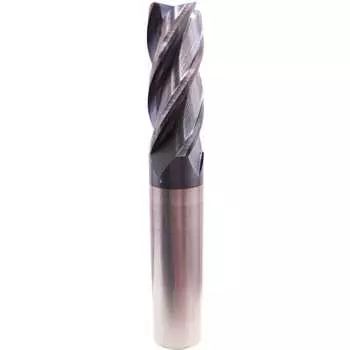 Концевая монолитная твердосплавная фреза СпецТехИнструмент D4L50T4AlTiNHRC45BSTI