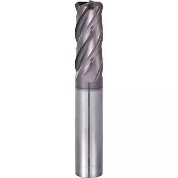 Концевая монолитная твердосплавная радиусная фреза СпецТехИнструмент D3CR0.2L50T4TiAlNHRC55ASTI