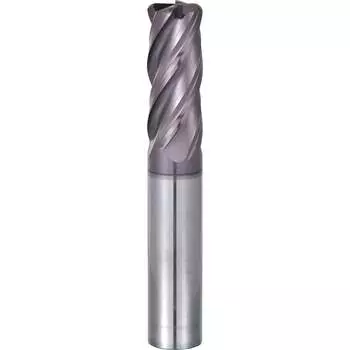 Концевая монолитная твердосплавная радиусная фреза СпецТехИнструмент D8CR0.5L60T4TiAlNHRC55ASTI