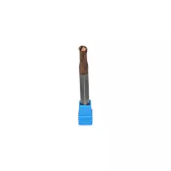 Концевая монолитная твердосплавная сферическая фреза СпецТехИнструмент D8BN4.0L60T2BRHRC55BSTI