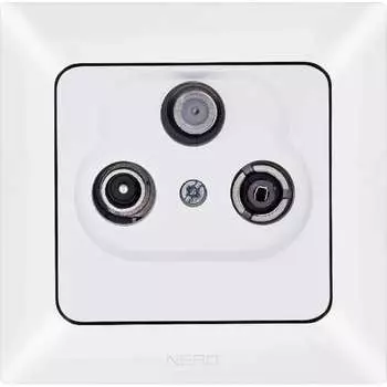 Концевая tv-radio-sat розетка NE-AD Aras 93-126-24