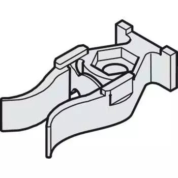 Концевой упор двери Hafele Hangroller 50 400.58.002