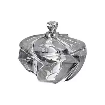 Конфетница с крышкой Lefard bogema grey 195-223