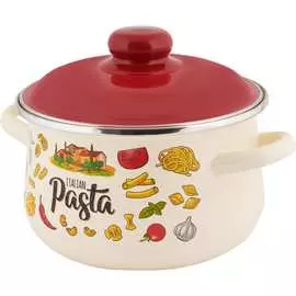 Коническая эмалированная кастрюля appetite Pasta ITALIAN 1с45я