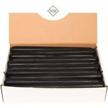 Коническая свеча MIR LIGHT ЭКОНОМ ЧЕРНАЯ HorizonCandle СС-68777