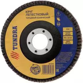 Конический торцевой лепестковый круг TUNDRA