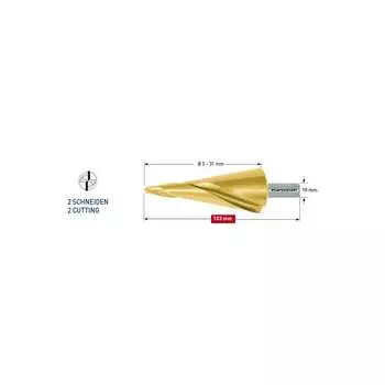 Коническое сверло Karnasch 20.1473