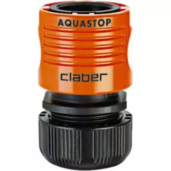 Коннектор c системой "аквастоп" для шланга (1/2") claber 8000625086023