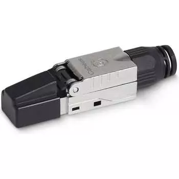 Коннектор для одножильного кабеля Cabeus 8P8C-SH-C7-TWP-F