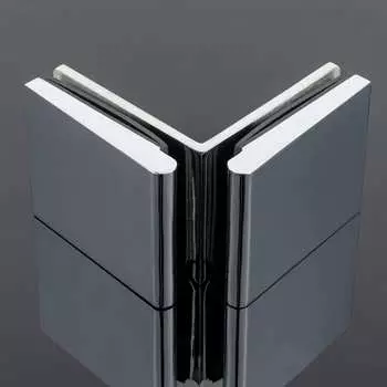 Коннектор стекло-стекло SERVICE PLUS K03-201CR/brass