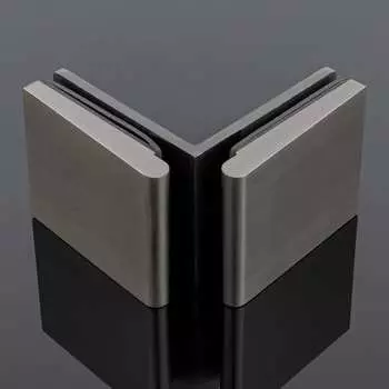 Коннектор стекло-стекло SERVICE PLUS K03-201GRF/brass