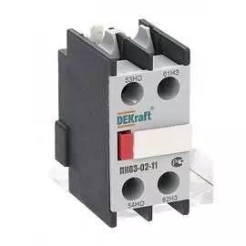 Контактная приставка лицевой установки DEKraft ПК03-02-11 24100DEK