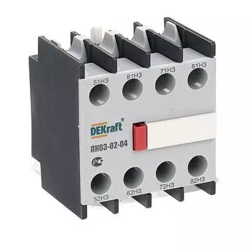 Контактная приставка лицевой установки DEKraft ПК03-02-04 24104DEK