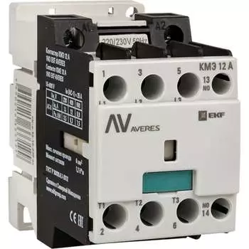 Контактор EKF КМЭ AVERES ctr-s-12-01-400-av