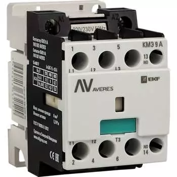 Контактор EKF КМЭ AVERES ctr-s-9-01-230-av