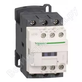 Контактор schneider electric 3п/9а d 1но+1н3 220v ac sche lc1d09m7