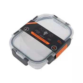 Контейнер Leonord praktisch, объем: 1000 мл, из жаропрочного стекла с пластик крышкой со съёмными защёлками 106071