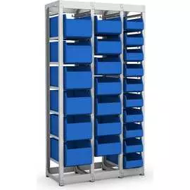 Контейнерный секционный стеллаж FLAMES