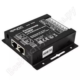 Контроллер apeyron rgbw 12в/24в, 288вт/576вт, 4х8а канал, кнопочный радиопульт 04-27