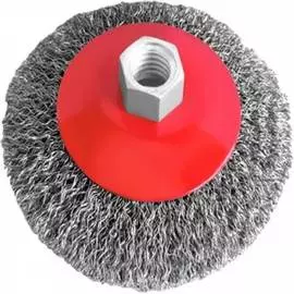 Конусная щетка для УШМ INTERTOOL