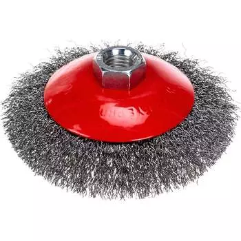 Конусная щетка для УШМ INTERTOOL