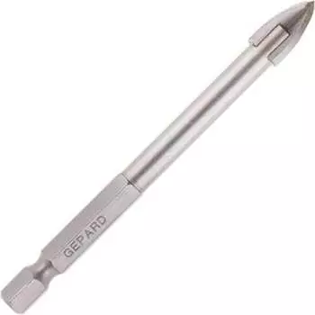 Копьевидное твердосплавное сверло по кафелю и стеклу Gepard GP2081-05