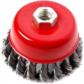 Витая чашеобразная кордщетка для МШУ REDVERG 6623603