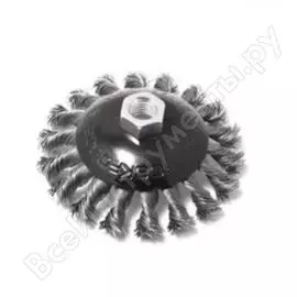 Стальная витая дисковая кордщетка для ушм Rockforce