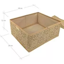 Короб для мелких вещей ГЕЛЕОС Миндаль МНД_131