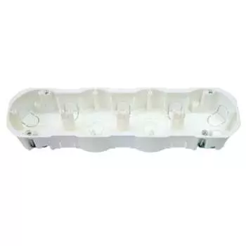 Коробка для четырехместной рамочно-узловой сборки гипсокартон BYLECTRICA К-224