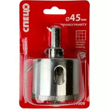 Коронка алмазная по керамограниту Спец