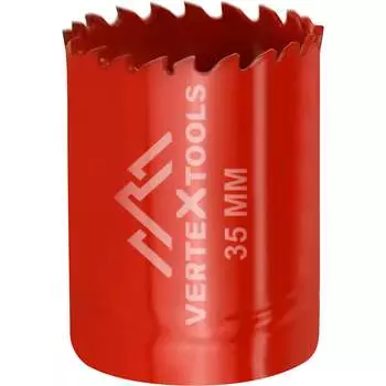 Коронка биметаллическая vertextools 2525-35