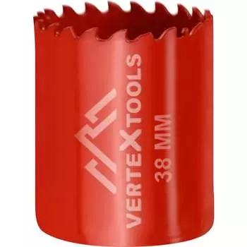Коронка биметаллическая vertextools 2525-38
