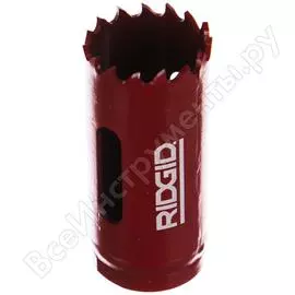 Врезная биметаллическая коронка Ridgid