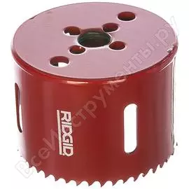 Врезная биметаллическая коронка Ridgid