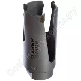 Коронка по бетон, кирпич, керам, цв мет, гипсокарт, пласт, дерево ЗУБР ПРОФИ ПРОУНИВЕРСАЛ 29514-35