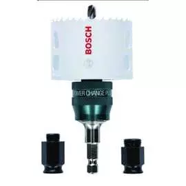 Коронка с адаптерами kit hss-bim 68 мм bosch 2608594301
