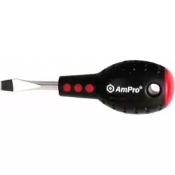 Короткая шлицевая отвертка AmPro T32009