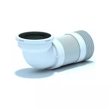Короткий гибкий удлинитель для унитаза АНИ Пласт K719R