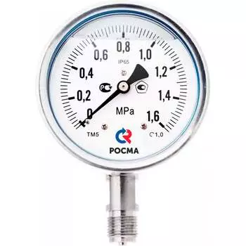 Коррозионностойкий манометр РОСМА ТМ-521Р.00 D240-00699