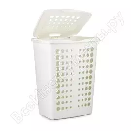 Корзина для белья curver victor 40л кремовая 00047-058-08