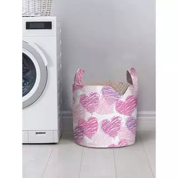 Корзина для хранения вещей JOYARTY Мелковые сердечки gaba_422623_S