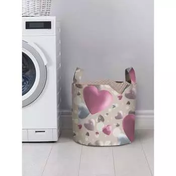 Корзина для хранения вещей JOYARTY Объемные сердца gaba_422656_S