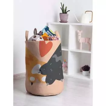 Корзина для игрушек JOYARTY Давай лапу toba_422679_M