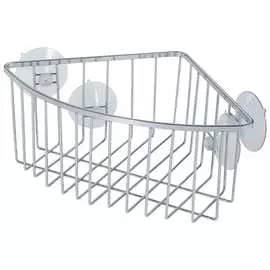 Угловая полка-корзина для ванной комнаты Рыжий кот COZY-CB-1 312064