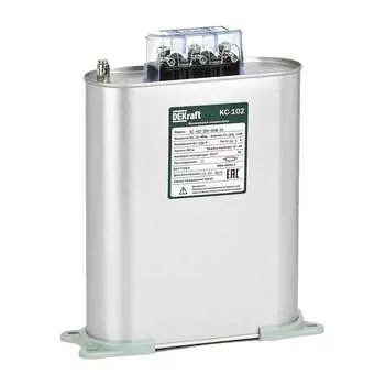 Косинусный трехфазный конденсатор DEKraft кс-102 50474DEK