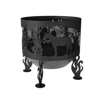 Костровая чаша FIRE-HOUSE Ch4-500ежик