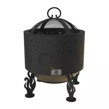 Костровая чаша FIRE-HOUSE Ch6-500коты и звезды