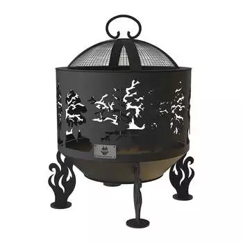 Костровая чаша FIRE-HOUSE Ch9-600деревья