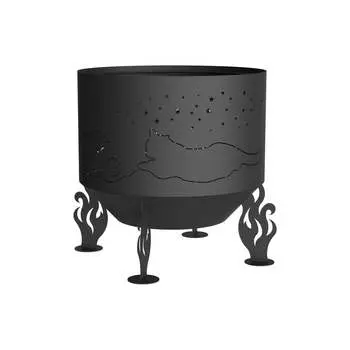 Костровая чаша FIRE-HOUSE Ch-500коты и звезды